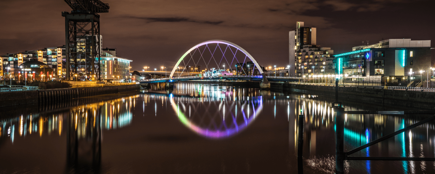 Glasgow city skyline