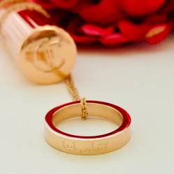 Islamic Gifts Circle of Strength Necklace (Stainless Steel) - 18K Rose Gold Plated at Riwaya