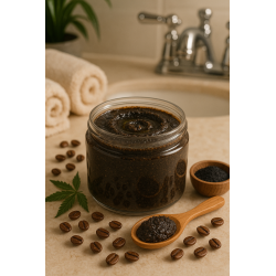 Islamic gifts  Detox Foot Scrub with Hemp Seed Oil & Charcoal – Exfoliating Scrub for Dry, Rough Feet – Natural Halal Foot Scrub at Riwaya