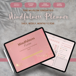 Islamic Gifts Islamic Minimalist Digital Planner - Over 1000 Pages - GoodNotes Planner 2024/2025 - Islamic Journal at Riwaya