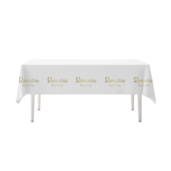 Islamic gifts Tablecloth Ramadan -mint green -Disposable Tablecloth - Ramadan decor - Ramadhan Tablecloth - Ramadan table cover - Islamic home decor - Disposable Ramadan Tablecloth at Riwaya
