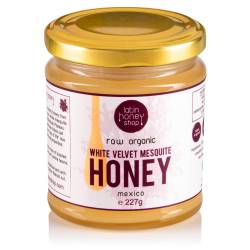 Islamic gifts Raw Organic White Velvet Mesquite Honey From Mexico - Halal Food - Sunnah Food - 227g at Riwaya