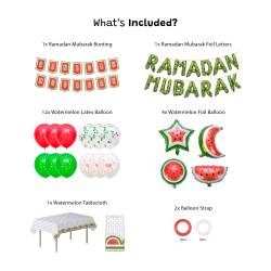 Islamic gifts My Salah Mat Green Ramadan Mubarak Palestine Themed Decoration Gift Set | 5 Items - Palestine Themed Ramadan Decoration - Islamic Ramadan Decoration at Riwaya