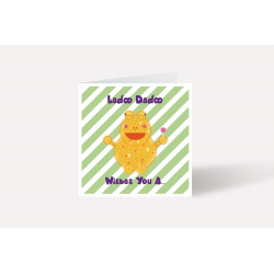 Islamic gifts Ladoo Dadoo Eid Card - Square Eid Card - Eid Celebration Card - Eid Greetings Card at Riwaya